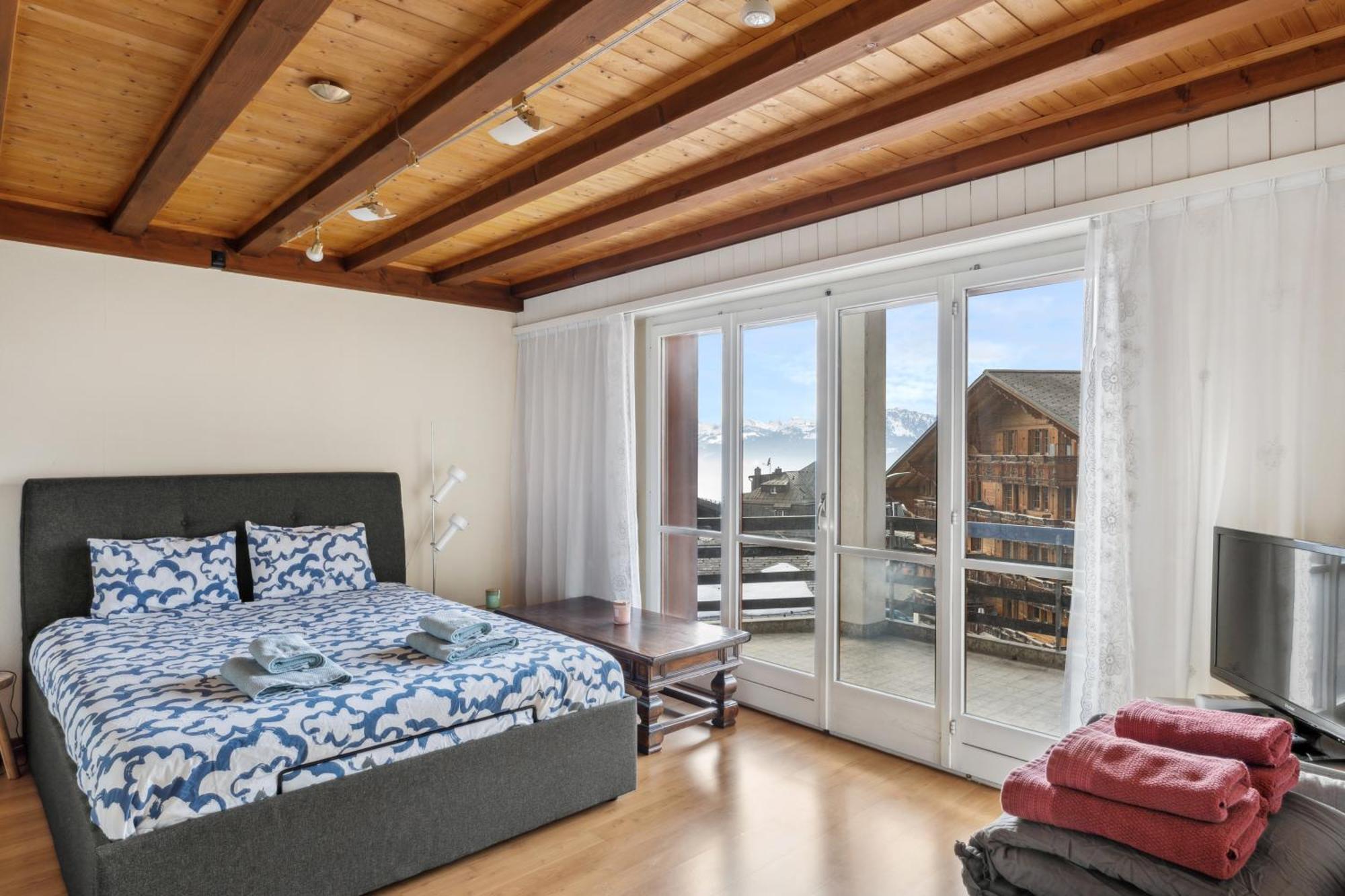 Triplex In Villars Centre With Parking Buitenkant foto
